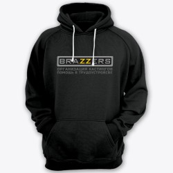 Толстовка с капюшоном с логотипом Brazzers
