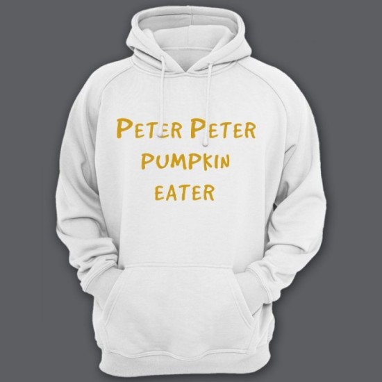 Прикольная мужская толстовка с капюшоном с надписью Peter Peter pumpkin eater