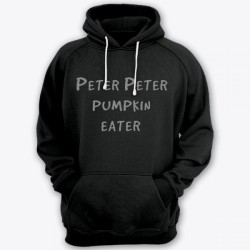 Прикольная мужская толстовка с капюшоном с надписью Peter Peter pumpkin eater