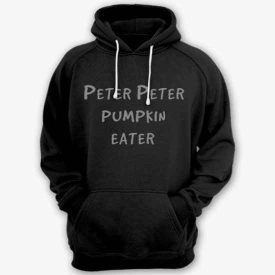 Прикольная мужская толстовка с капюшоном с надписью Peter Peter pumpkin eater