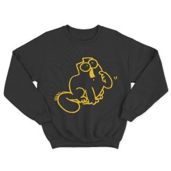 Женский свитшот с принтом Simons cat.