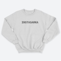 Женский свитшот с принтом Instasamka.
