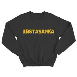 Женский свитшот с принтом Instasamka.