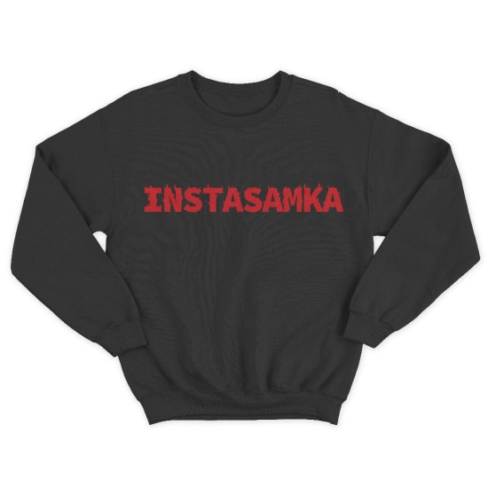 Женский свитшот с принтом Instasamka.
