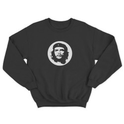 Женский свитшот с прикольным принтом Че / Женская толстовка без капюшона с надписью
