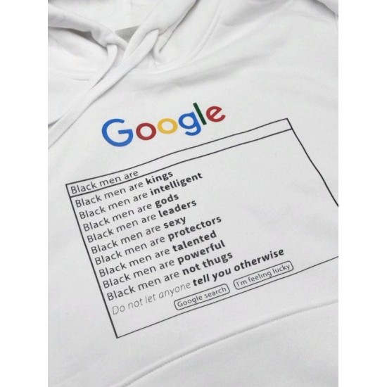 Прикольная толстовка с капюшоном с надписью Google