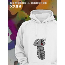 Парные худи унисекс для влюбленных, подруг и друзей, мужская кофта, толстовка оверсайз с принтом Котик и надписью на подарок мужу и жене, парню и девушке, парная одежда для двоих, пар.