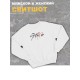 Женский свитшот оверсайз белый с принтом Stray Kids k-pop к-поп.