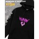 Мужское худи оверсайз черное с принтом аниме Куроми Kuromi zxc.