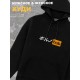 Мужское худи оверсайз черное с принтом аниме pornhub porn hub.