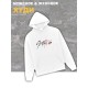 Мужское худи оверсайз белое с принтом Stray Kids k-pop к-поп.