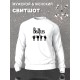 Свитшот The Beatles рок группа Битлз y2k белая оверсайз с принтом надписью рисунком rock aesthetic унисекс мужская женская для подростков молодежи и взрослых хлопковая трикотажная одежда в подарок