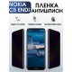 Защитная гидрогелевая пленка антишпион на телефон NOKIA C5 ENDI, матовая гелевая пленка на смартфон NOKIA C5 ENDI, для защиты экрана телефона