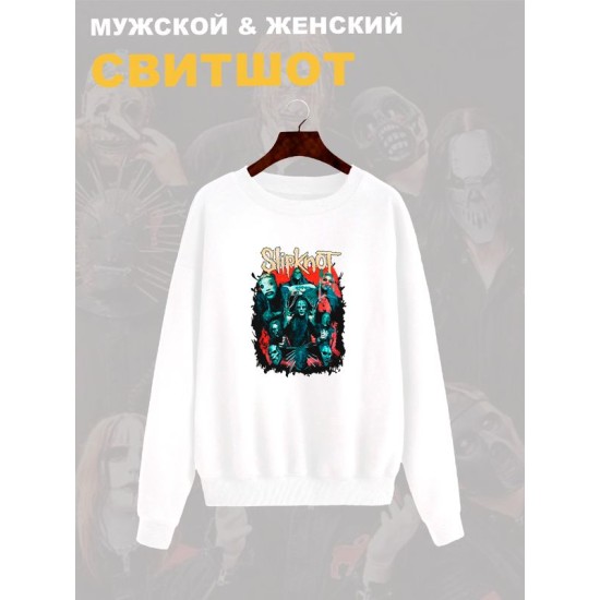Свитшот Слипкнот маски группа Slipknot участники рок