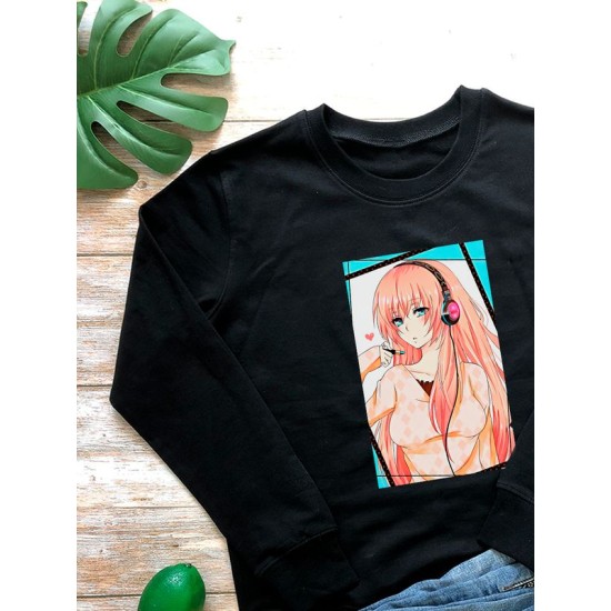 Свитшот Megurine Luka Мегурине Лука Мэгуринэ аниме