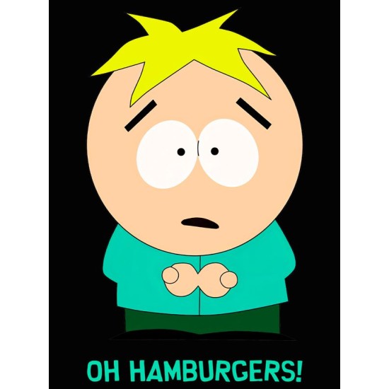 Худи южный парк Баттерс и бургеры мем south park y2k