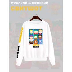 Свитшот южный парк south park картман и другие с принтом y2k