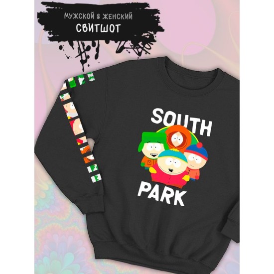 Свитшот south park саус южный парк персонажи y2k