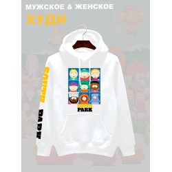 Худи южный парк south park картман и другие с принтом y2k