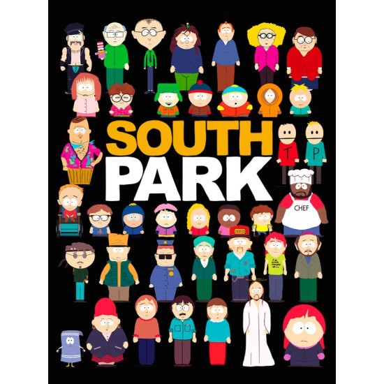 Худи южный парк south park картман кенни и стэн и кайл