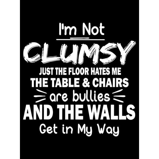 Худи мем и прикол с надписью I'm not clumsy y2k