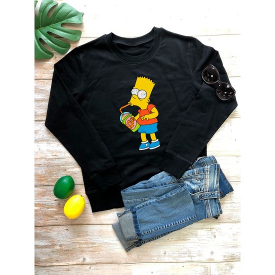 Свитшот Барт Симпсон и мем Simpsons y2k