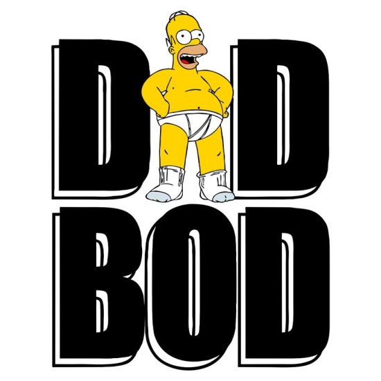 Худи Гомер Симпсон dad bod meme Simpsons y2k