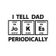 Худи с таблицей менделеева и приколом dad jokes y2k