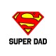 Худи супермен superman супер папа super dad y2k