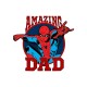 Худи человек паук спайдермен spiderman best dad марвел