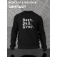 Свитшот с надписью best dad ever и принтом минимализм y2k