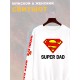 Свитшот супермен superman супер папа super dad y2k