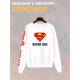 Свитшот супермен superman супер папа super dad y2k