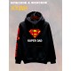 Худи супермен superman супер папа super dad y2k