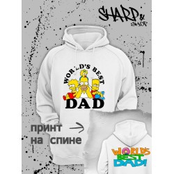 Худи Гомер Симпсон Simpsons best dad y2k для папы