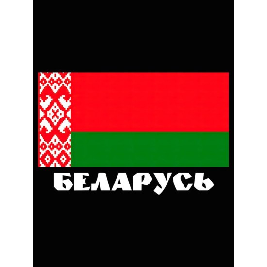 Худи Беларусь и флаг белоруссии Belarus с принтом