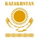 Худи с флагом Казахстана и надписью Kazakhstan