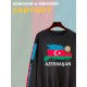 Свитшот Азербайджан флаг Azerbaijan