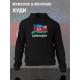 Худи Азербайджан флаг Azerbaijan с принтом