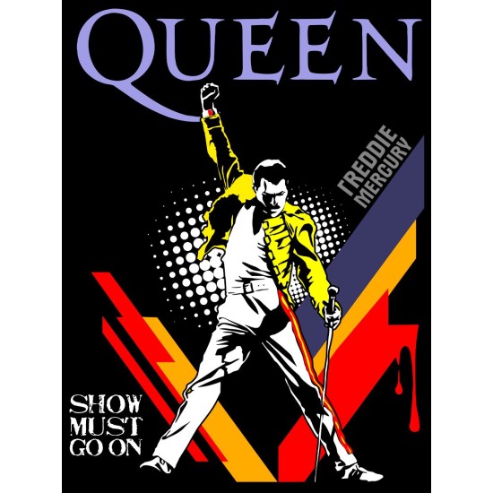 Худи Queen логотип с принтом, рисунком rock style, рок группа