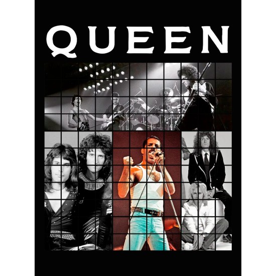 Худи Queen Квин Фредди Меркьюри логотип с принтом, рисунком rock style