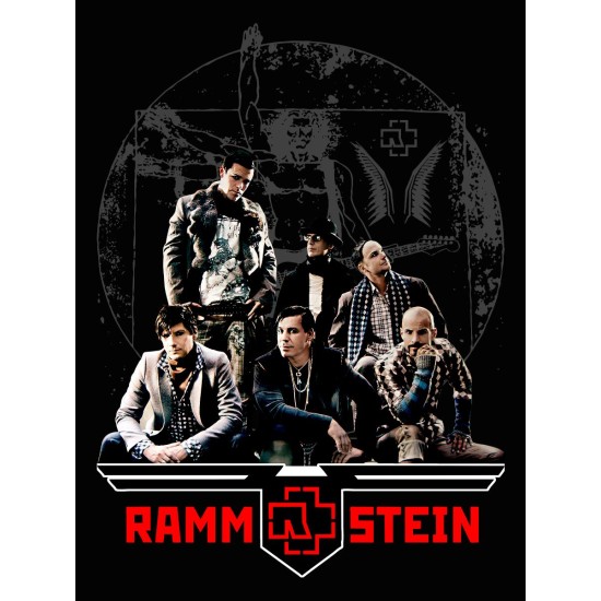 Худи Рамштайн Rammstein logo логотип с принтом, рисунком rock style