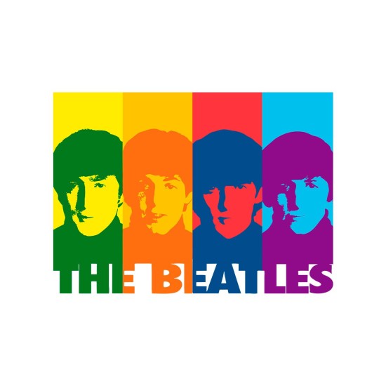 Худи Beatles логотип с принтом, рисунком rock style