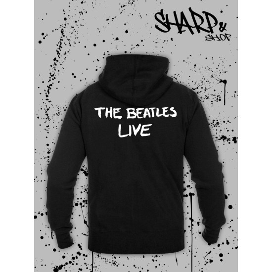 Худи Beatles Битлс логотип с принтом, рок группа logo