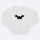 Парные свитшоты для двоих мужа и жены, влюбленных с принтом Mr Batman & Mrs Batman / Толстовка без капюшона для пары