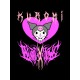 Футболка аниме Kuromi Hello Kitty Куроми zxc y2k с принтом