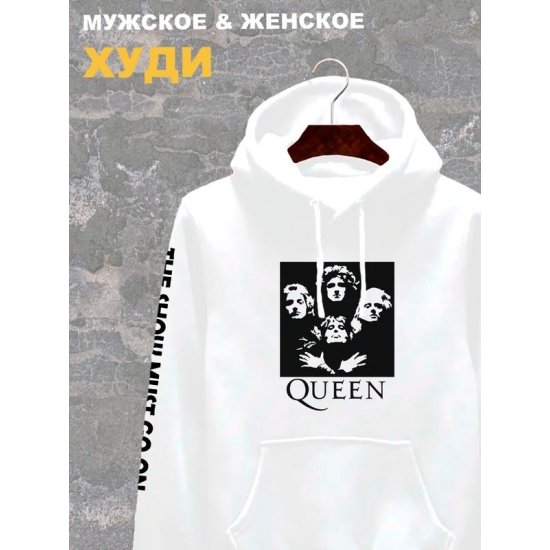 Худи оверсайз Queen рок группа