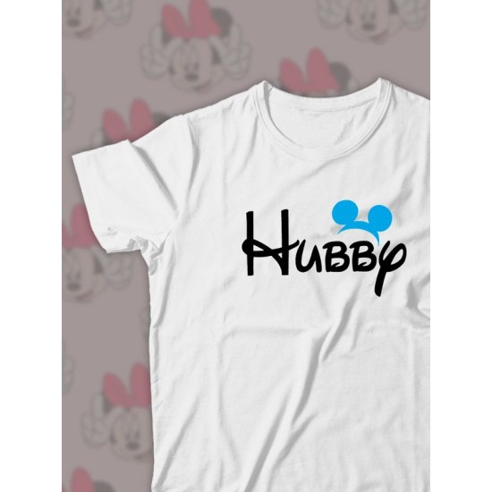 Парные футболки Hubby муж Дисней с принтом