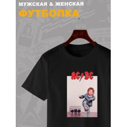 Футболка AC DC асдс эйси диси с рок группами с принтом