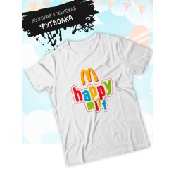 Футболка хэппи милф happy milf с ярким принтом